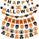 thumbnail image 1 of Set de 6 banderines de fieltro con temática de Halloween, 1 of 1