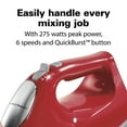 thumbnail image 2 of Hamilton Beach Ensemble Hand Mixer with Snap-On Case, Model 62633R, 2 of 8