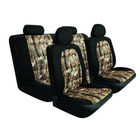Seat Kit Pilot - Pilot Automotive SC-5025E Black/Camo Mesh Seat Covers – 10 Pieces