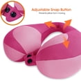 thumbnail image 6 of NFANZIA Chin Supporting Travel Neck Pillow for Kids, Prevent Head from Falling Forward, Comfortably Supports Head, Neck and Chin, Pink, 6 of 9