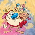 thumbnail image 2 of Tee Luv Ren and Stimpy Double Sided Cartoon Character Tie Dye Shirt (Men's) (S), 2 of 6
