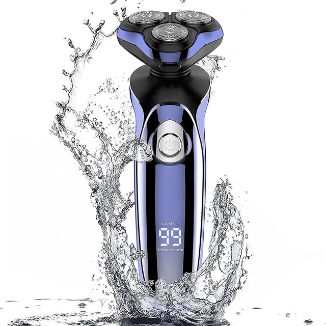 Rasoir Électrique pour le Corps Rasoir Électrique Rasoir Électrique pour Hommes Rasoir Rotatif Rasoir Rasoir Électrique pour Hommes pour Rasage Humide et à Sec Tondeuse à Barbe Tondeuse de Précision Hommes