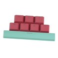 thumbnail image 1 of Teclas de Teclado Mecánico CUTICAT 8 Teclas Espaciales PBT 6.25U Transparencia de Lámpara, 1 of 4