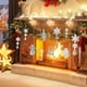 thumbnail image 5 of 19 copos de nieve navideños de acrílico transparente para colgar. Juego de adornos navideños para árbol de Navidad y fiestas., 5 of 7