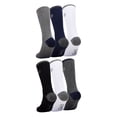 thumbnail image 5 of Chaps Athletic Half Cushion Crew 6-Pack Men's, Sock Size 10-13, 5 of 5