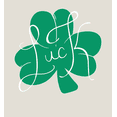 thumbnail image 2 of St Pats Luck Clover Long Sleeve Adult Hooded Sweatshirt -Large-Cream, 2 of 3