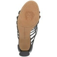 thumbnail image 4 of VINCE CAMUTO Womens Black Braided Adjustable Ariah Open Toe Stacked Heel Buckle Dress Heeled Sandal 10 M, 4 of 4
