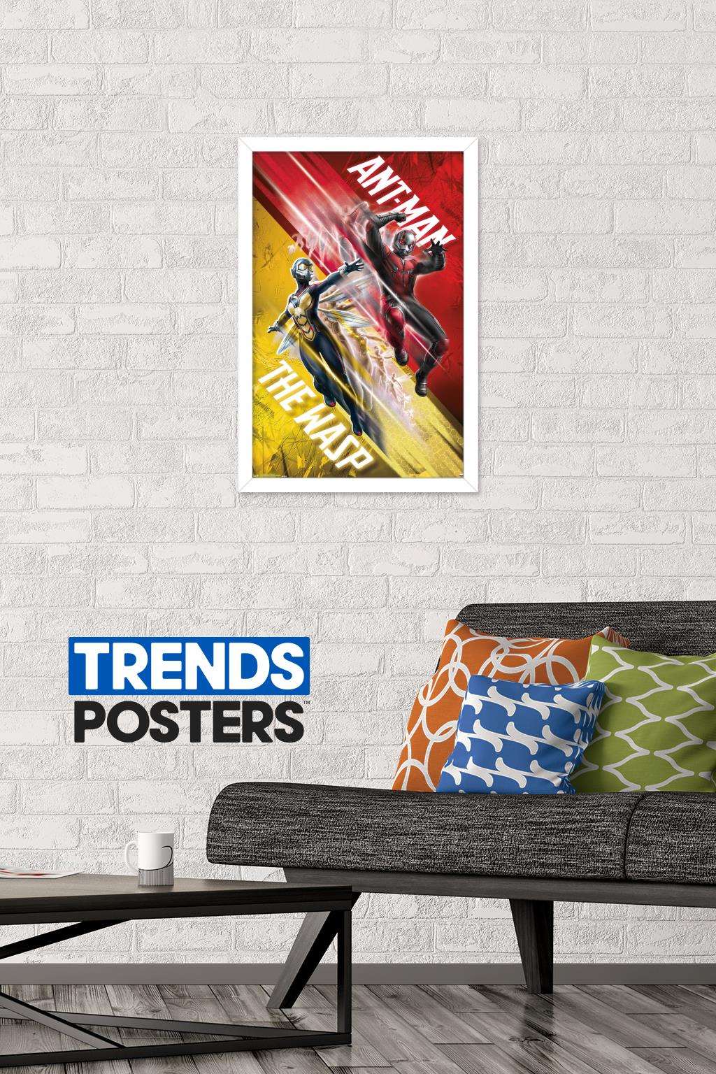 Marvel Cinematic Universe - Ant-Man and the Wasp - Duo Wall Poster, 14.725" x 22.375", Framed