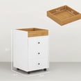 thumbnail image 5 of White Under Desk Storage Cabinet / Offer Storage and Keep Workspace Tidy, 5 of 7