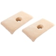 thumbnail image 1 of Guardoinrt Ensemble de 2 Pcs Housse de Lit de Beauté Spa Serviette 2 Pcs en Peluche Douce Housse de Table de Massage avec Trou pour le Visage Table de Massage, 1 of 6