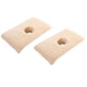 thumbnail image 1 of Guardurnaity Lote de 2 toallas para cama de masaje de 16 x 32 pulgadas con orificio para la cara, color gris oscuro, suaves para spa y belleza. masajeadores D, 1 of 6