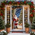 thumbnail image 6 of Hometravel Christmas Door Cover Decor, Large Seasonal Entryway Display, Festive Wall Hanging for Holiday Party Atmosphere, 6 of 6