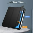 thumbnail image 4 of Fintie SlimShell Case for iPad (A16) 11th Generation 11 Inch (2025), iPad 10th Generation 10.9 Inch (2022) with Pencil Holder, Black, 4 of 8