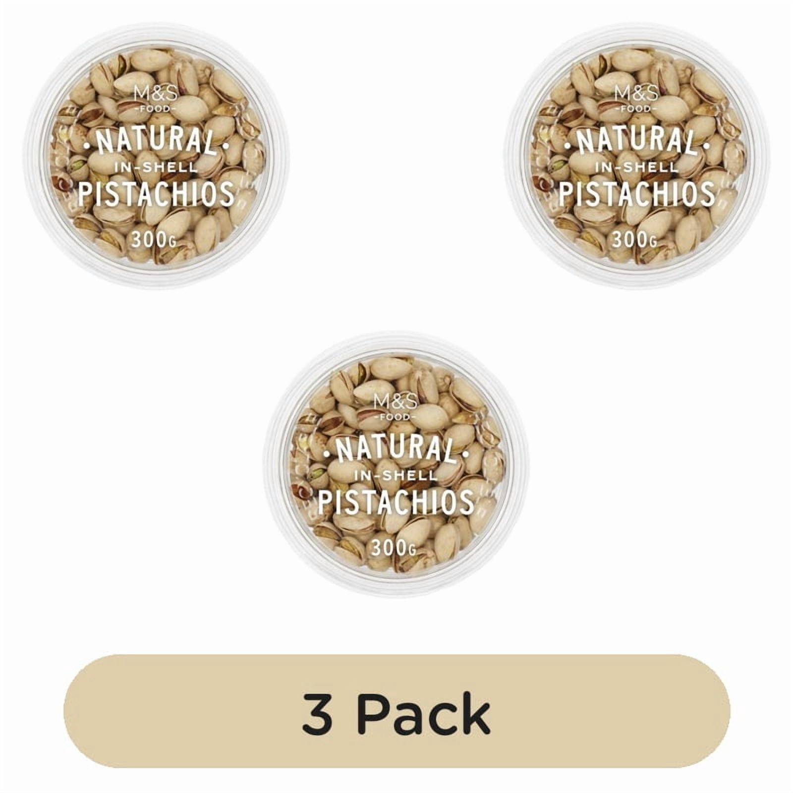 M&S In Shell Pistachios 300g, British Import (Pack of 3)