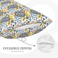 thumbnail image 3 of Lsque Sea Turtle Pattern Pillow Case – Soft & Cozy Throw Pillow Cover, Hypoallergenic Cushion Case for Sleeping Women with Envelope Closure-16"x24", 3 of 6