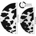 thumbnail image 3 of FMSHPON Funny Cow Xmas Christmas Tree Skirt Stand Mat for Holiday Party Decoration Indoor Outdoor 48 inches, 3 of 6