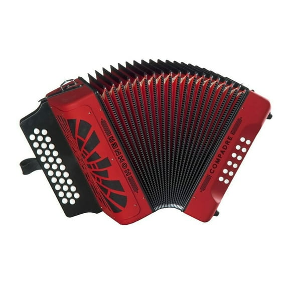 Hohner Compadre GCF Accordion with Gig Bag (Red)