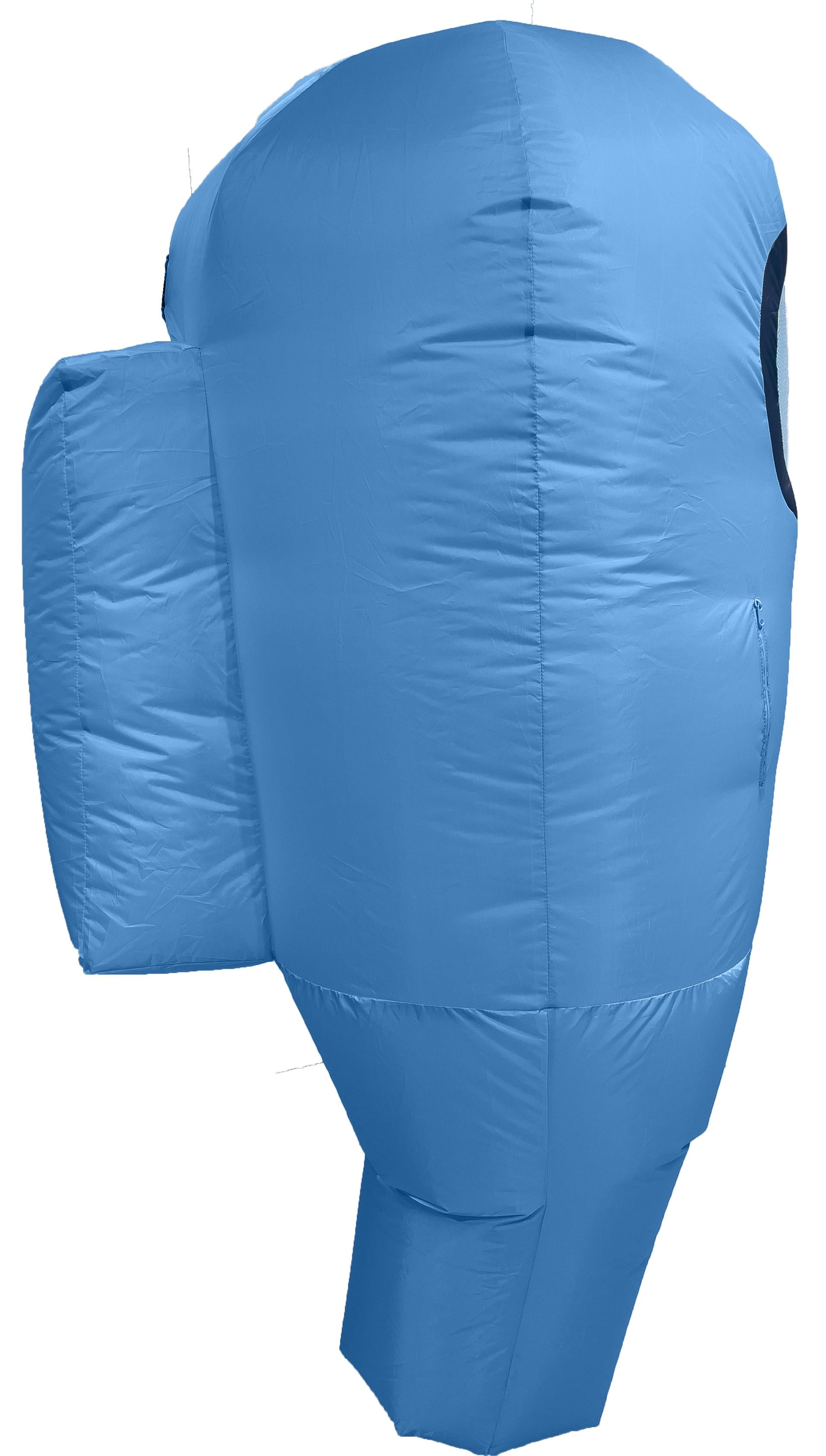 Among Us Blue Impostor Inflatable Halloween Costume for Children, One Size Fits Most, by Maxx Marketing