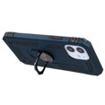 thumbnail image 3 of Kaleidio Case For iPhone 13 (6.1") [Hybrid Protector] Rubberized Shockproof [Ring Stand] 2-Piece Armor Cover [Blue/Black], 3 of 7