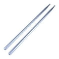 thumbnail image 3 of 2x Baquetas de aleación de aluminio para ejercicios, accesorios para instrumentos de percusión, baquetas de metal para regalos, ejercicios para niños , Gris, 3 of 10