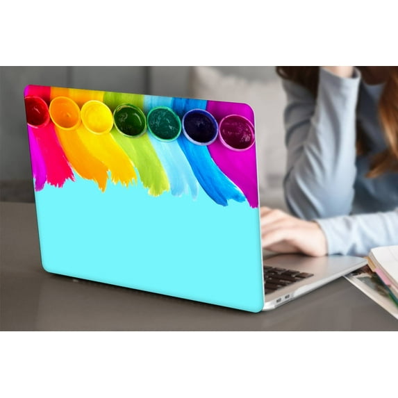 KSK KAISHEK Hard Case Shell Cover Compatible with 2016 - 2019 Released MacBook Pro 15" Retina Display + Black Keyboard Cover Model: A1707&A1990 Colorful B 142