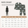 thumbnail image 4 of Pofeuu Cute Sloth Print Womens Pajamas Set Long Sleeve Sleepwear Button Down Nightwear Soft Pj Lounge Sets Button Down Pajamas Women-Small, 4 of 7