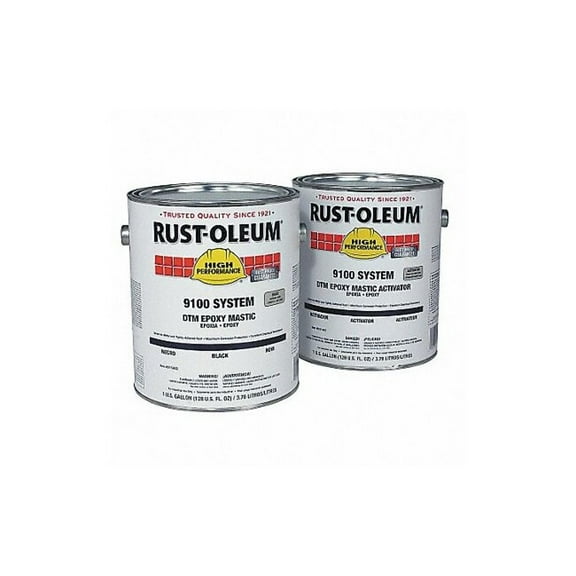 Rust-Oleum Epoxy Activator/Finish,Navy Gray,1 gal  9186402-4430