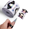 thumbnail image 1 of 100Pcs Nail Forms Fish Shape Self-Adhesive Paper Nail Art Guide Stickers Nail Tips Manicure Extension Tool Nail Art Equipment, 1 of 5