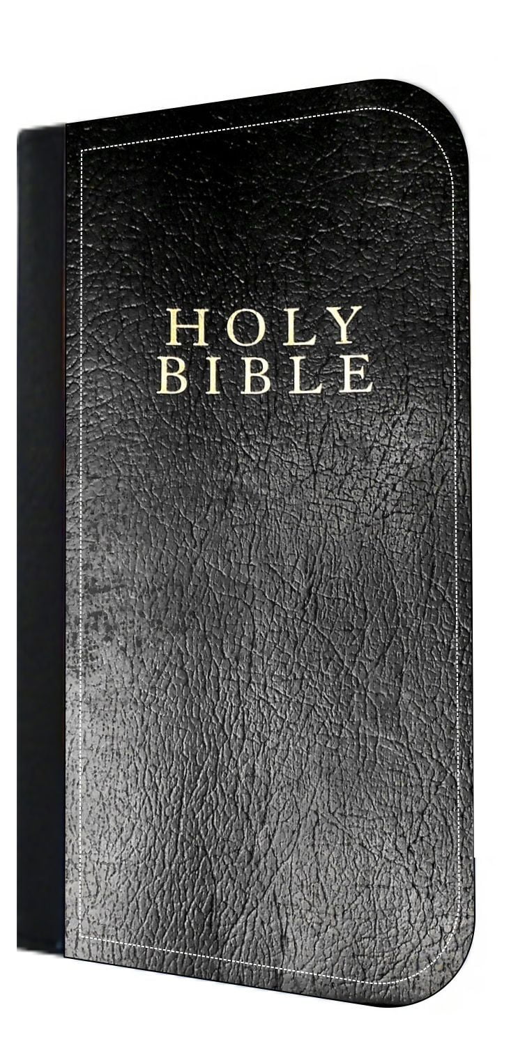 Holy Bible - Wallet Style Cell Phone Case with 2 Card Slots and a Flip