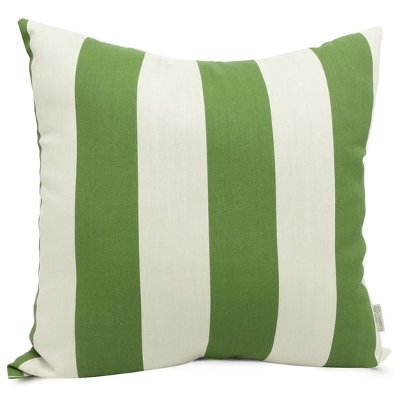 Majestic Home Goods Pillow 24x24 Vertical Stripe Sage