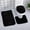 #10, variant on Fwttom 3 Pcs Bathroom Rugs Set, Non Slip Soft Water Absorption Thick Washable Floor Mats, Solid Color Winter Flocked shag Bath Mats for Bathroom Toilet Mat, Bath Floor Mat, Toilet Seat Cover