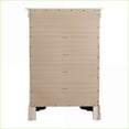thumbnail image 6 of Chests & Wardrobes, Traditional Louis Phillipe Chest with Dovetailed Drawers, 48"H x33"W x18"D | Beige | Particle Board, 6 of 8