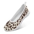 thumbnail image 5 of Wismoutput Brown Leopard Print Flats Slip-on Shoes for Women Breathable Comfortable Wear-Resistant Shoes Size 6-11, 5 of 7