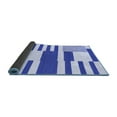 thumbnail image 2 of Ahgly Company Indoor Rectangle Abstract Blue Modern Area Rugs, 3' x 5', 2 of 4
