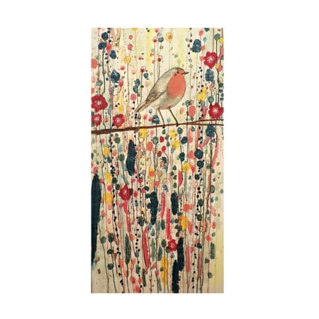 Trademark Fine Art Sylvie Demers Je Ne Suis Pas Qu'un Oiseau Canvas Wall Art - 16x32