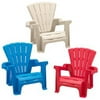 My Sunshine American Plastic Toys Indoor & Outdoor Adirondack Chair for Kids, Random Unisex Assorted Color