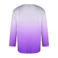thumbnail image 4 of WEAIXIMIUNG Chemise Homme Manches 3/4 pour la Saint-Valentin, T-Shirts Décontractés Manches Trois-Quarts, Col Rond Confortable, Couleur Unie, 4 of 4