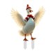 thumbnail image 1 of Adorno Navideño De Animal Para Jardín Exterior: Pollo Adorno Navideño De Animal Para Exteriores: Pollo Adorno Navideño De Animal En Acrílico 2D 1, 1 of 4