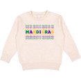 thumbnail image 2 of Inktastic Mardi Gras Mirror Words Toddler Sweatshirt, 2 of 4