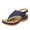 Blue, variant on AnuYalue Orthopedic Sandals for Women, Women Walking Slippers with Arch Support Anti-Slip Breathable Sandal Vintage Slip On Flip Flops Sandals Women Dressy Summer Flat