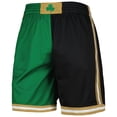 thumbnail image 2 of Men's Mitchell & Ness Kelly Green/Black Boston Celtics Hardwood Classics 2007 Split Swingman Shorts, 2 of 3