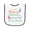 White and Navy, variant on Inktastic School Psychologist Like Mommy Baby Terry Cloth Bib