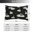 thumbnail image 2 of Easygdp Swan And Dragonflies for Soft Pillow Case Pillow Protectors,Perfect for Sleeping (Pillow Core Not Included)-14"x20", 2 of 6