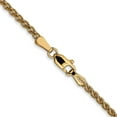 thumbnail image 3 of 14K Yellow Gold Spiga Wheat Chain Styles Necklace 2.1 mm (Wheat) 24 inch, 3 of 4