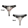 thumbnail image 3 of Balery Baseball Breaking Glass Tangas de Algodón para Mujer con Estampado – Ropa Interior Sexy, Transpirable, G-string-4X-Large, 3 of 6