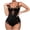 Black, variant on Levmjia Women Solid Lingerie Bodysuit Set Mesh Lace Set Front Cutout Spaghetti Strap One Piece Suit Soft Stretchy Figure Hugging Sleepwear Honeymoon Date Night