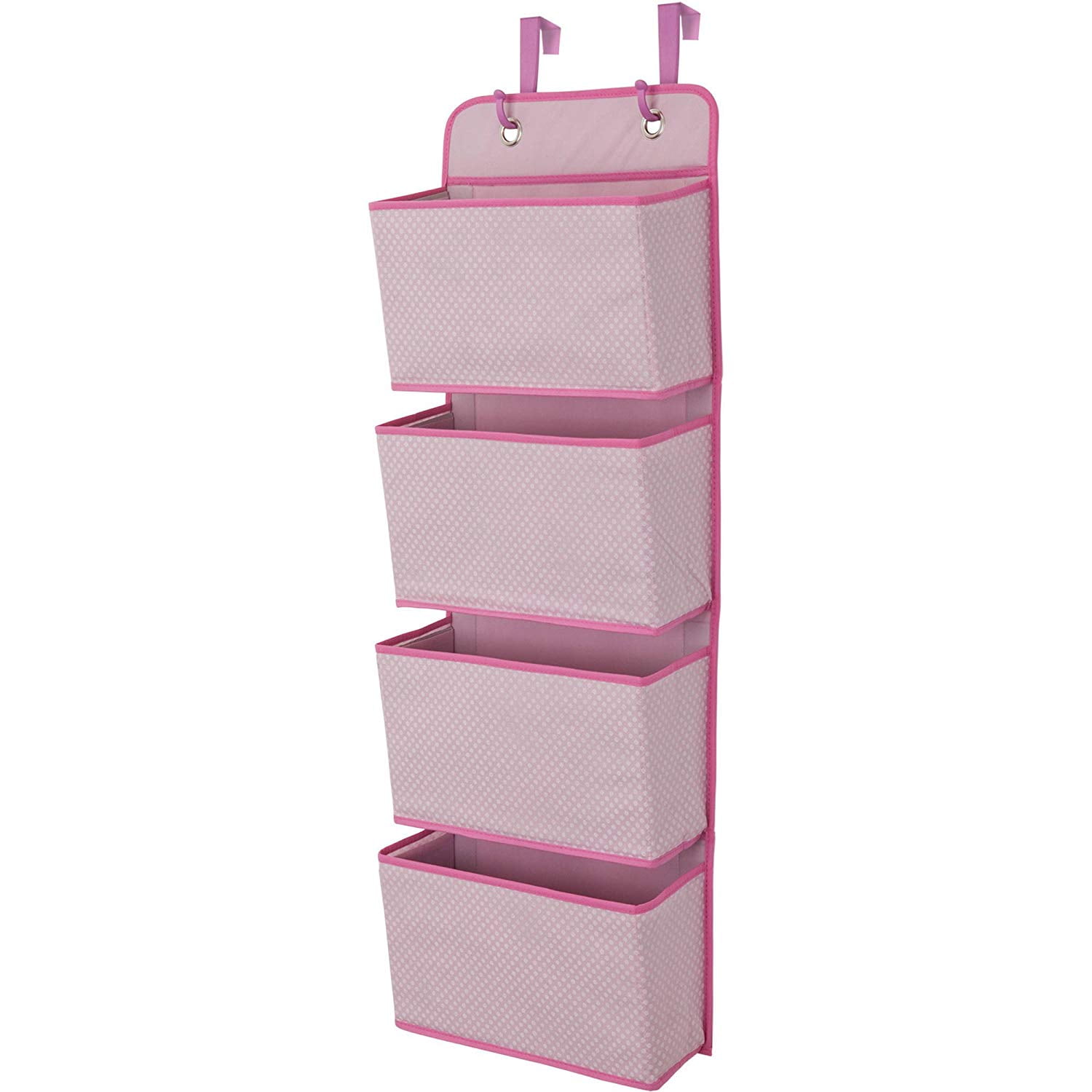 4Pocket Hanging Wall Organizer, Includes over the door hooks for hanging By Delta Children