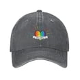 thumbnail image 4 of ZICANCN Rainbow Love Free Slogan Adjustable Baseball Cap Women , Hats for Men Adult Washed Cotton Denim Baseball Caps Fashion, 4 of 8