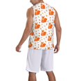 thumbnail image 2 of Pofeuu Cartoon Squirrel Print Basketball Jersey, Shirts for Men Youth Basketball Jersey Crew Neck-Small, 2 of 6