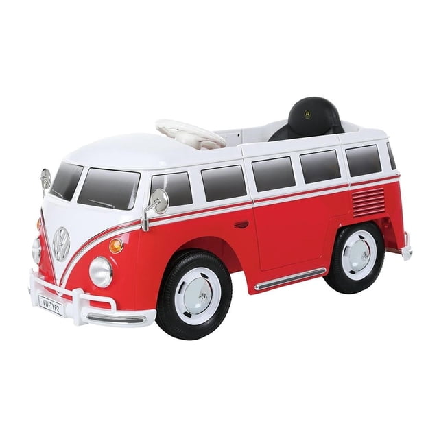 Camioneta Eléctrica Prinsel VW Mini Bus 6V Roja